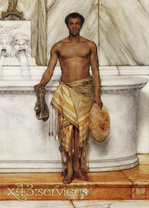 Sir Lawrence Alma-Tadema - A Balneator - Ein Bademeister